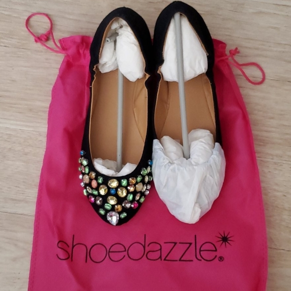 Shoedazzle Rhinestone Flats - Picture 7 of 7